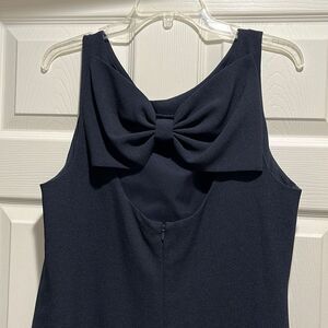 1901 Nordstrom Navy dress with large bow on back size 14.
